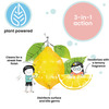 Koparo Gadget Disinfectant Cleaner - Lemon Zest - Natural & Non Toxic - Eco-Friendly - 500 Ml X 3