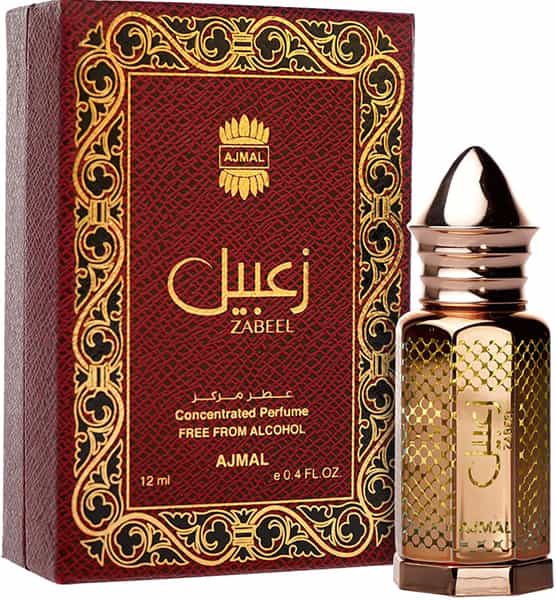 Ajmal Zabeel Concentrated Oriental Perfumes Free From Alcohol 12Ml Gift For Unisex