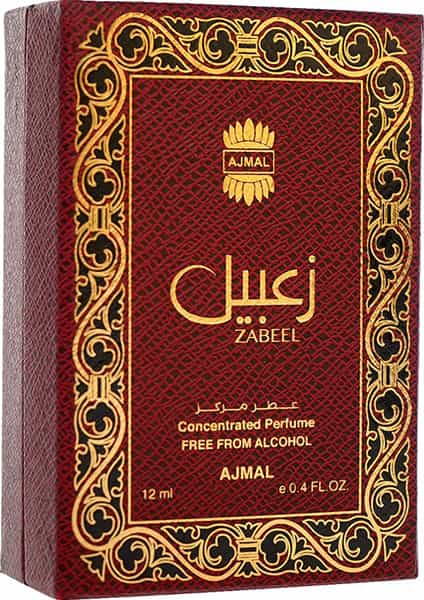 Ajmal Zabeel Concentrated Oriental Perfumes Free From Alcohol 12Ml Gift For Unisex