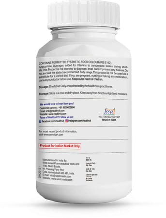 Healthvit Cenvitan Women With 24 Nutrients (Vitamins And Minerals) - 60 Tablets