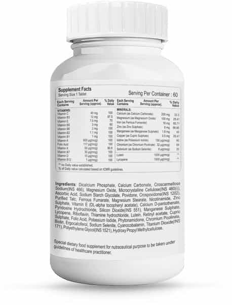Healthvit Cenvitan Women With 24 Nutrients (Vitamins And Minerals) - 60 Tablets