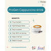 Progen Cappuccino Drink | 15 G Of High Biological Value Protein Per Meal | Pack Of 7 | 105 Gm