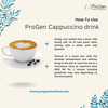 Progen Cappuccino Drink | 15 G Of High Biological Value Protein Per Meal | Pack Of 7 | 105 Gm