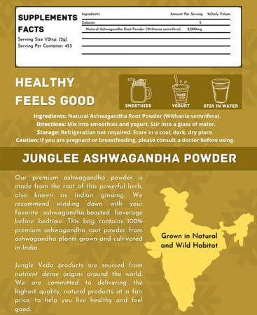 Jungle Veda Ashwagandha Powder (200 Gm)