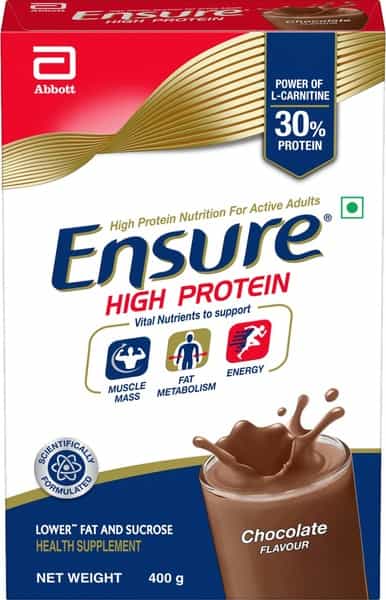 Ensure High Protein Nutrition For Active Adults (Chocolate Flavour) 400G