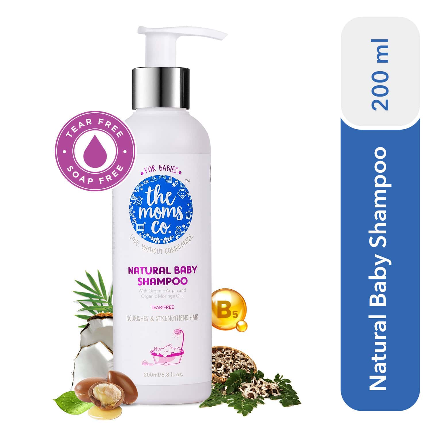 Buy The Moms Co. Natural Baby Shampoo Bottle Of 200 Ml Online & Get