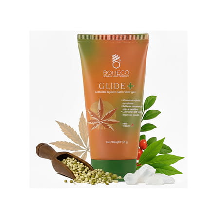Boheco Glide+ Gel For Joint Pain Relief | With Vijaya Leaf Extract & Shallaki Extract | 50gm