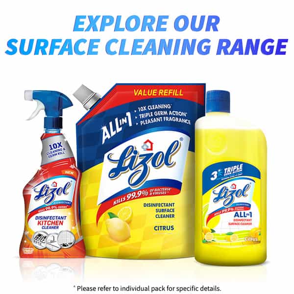 Lizol Jasmine Disinfectant Floor Cleaner Bottle Of 1000 Ml