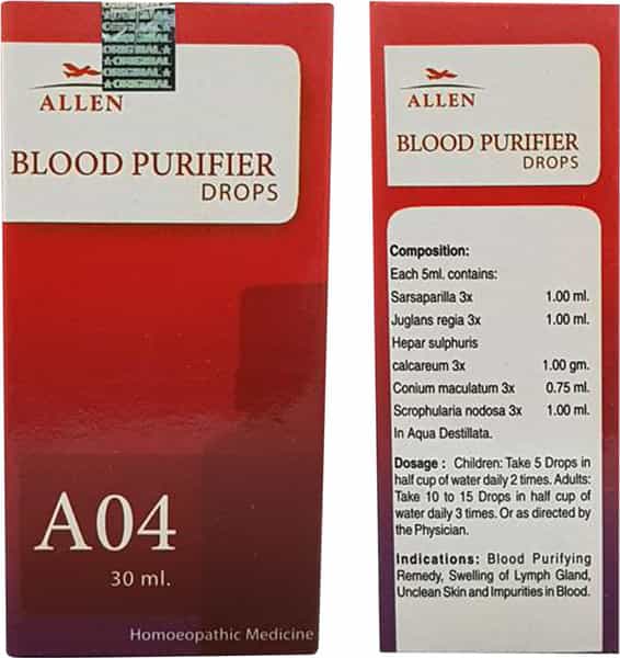 Allen Laboratories A4 Blood Purifier Drops 30 Ml