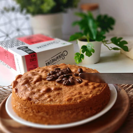 Serapheena Cake Mix No Maida Eggless Vegan Jowar And Sweet Potato Flour 205g (Coffee Pack Of 3)