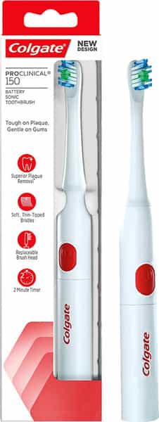 Colgate Proclinical 150 Sonic Battery Powered Electric Toothbrush