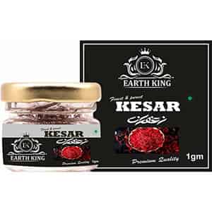 Earth King Saffron Thread Kesar/ Keshar/ Zafran /jafran For Men Women (a++ Grade) - 1gm