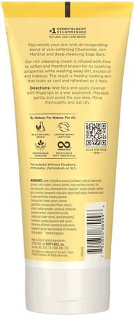 Burt's Bees Deep Cleansing Cream | Chamomile | 170 G