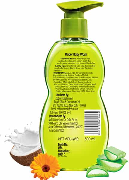 Dabur Baby Wash 500Ml