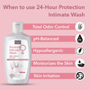 Sheneed Feminine Intimate24 Odor Control Combo: Wipes 10N | Wash 100Ml | & Cream 30Gm