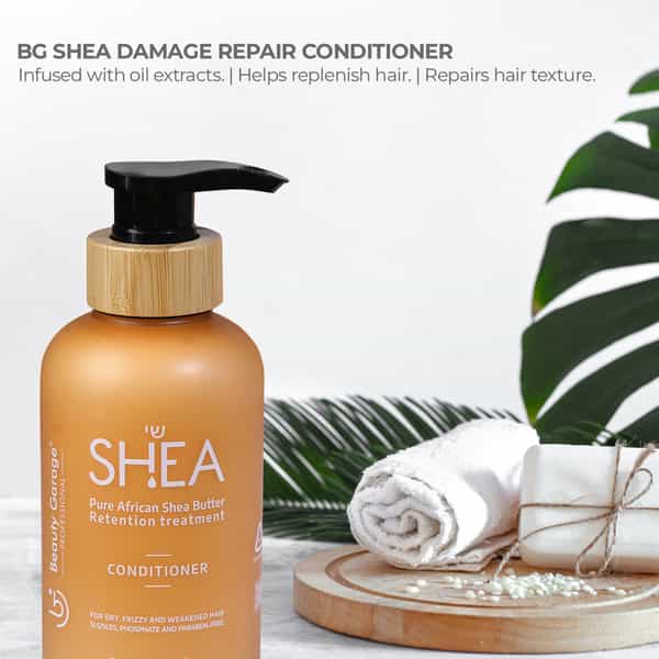 Beauty Garage Pure African Shea Butter Retention Treatment Conditioner 300Ml