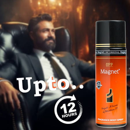 Ossa Magnet Body Spray Lemon | Mandarin | Cardamom | Woody | Patchouli | For Men And Women | 200ml