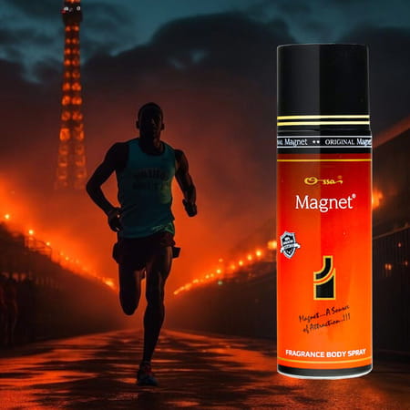Ossa Magnet Body Spray Lemon | Mandarin | Cardamom | Woody | Patchouli | For Men And Women | 200Ml