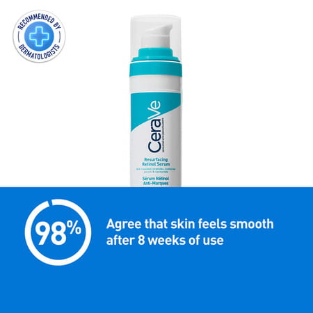 Cerave Resurfacing Retinol Serum, Reduces Acne Marks With Licorice Root Extract & Niacinamide 30ml