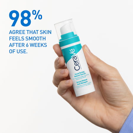 Cerave Resurfacing Retinol Serum | Reduces Acne Marks With Licorice Root Extract & Niacinamide 30Ml