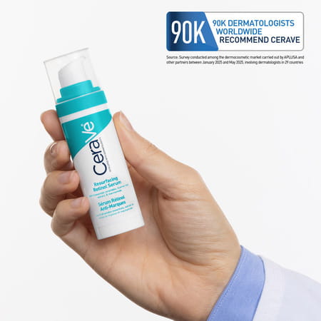 Cerave Resurfacing Retinol Serum | Reduces Acne Marks With Licorice Root Extract & Niacinamide 30Ml