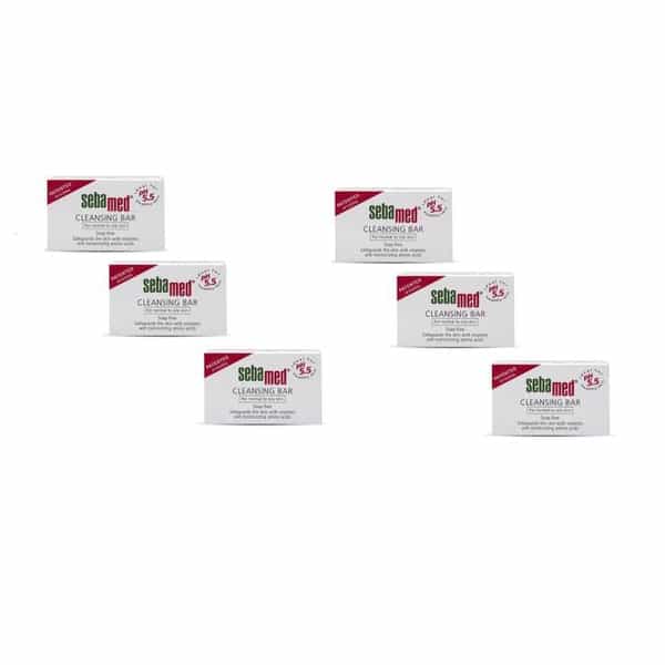 Sebamed Cleansing Bar For Men And Women 6 X 100G