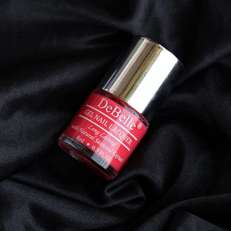 Debelle Gel Nail Lacquer Princess Belle Coral Orange Nail Polish-8ml