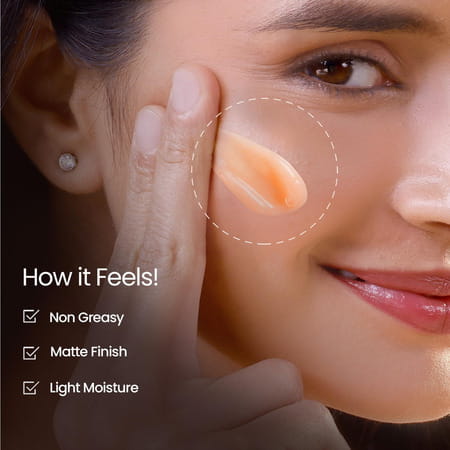 Lotus Herbals Safe Sun Vitamin C Matte Gel Daily Sunscreen | Spf50 Pa+++ | Normal Or Oily Skin | 75g