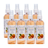 Maxisoft Refreshing Orange Sanitizer Spray | Aloe Vera Neem & Vitamin E (120 Ml Pack Of 8)