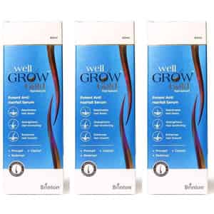 Well Grow Gold Hair Serum For Hair Care | Women | Men (60ml) X Pack Of 3