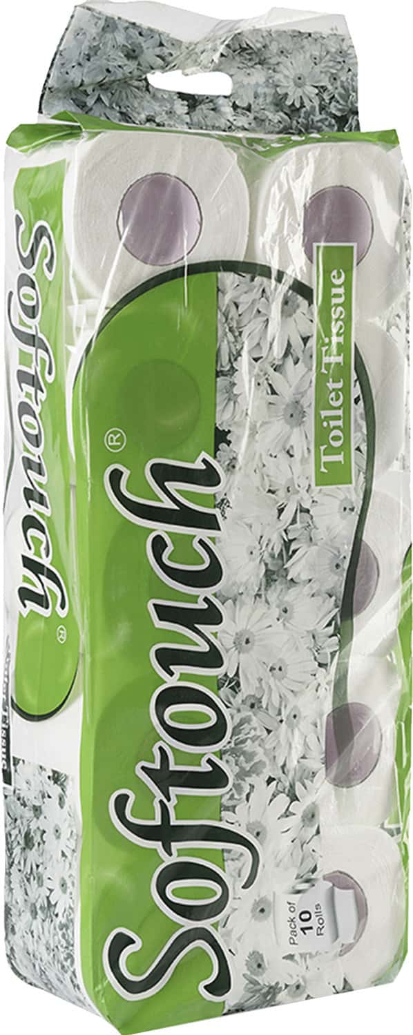 Softouch Toilet Tissue Paper 10-In-1 Set