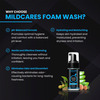 Mildcares Intimate Foam Wash For Men With Tea Tree Oil & Aloe Vera-100Ml