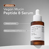 The Face Shop Alltimate Vegan Mucin Peptide 8 Serum - No Snails | Anti Aging | Hydrating - 30Ml