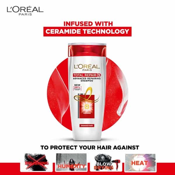 L'oreal Paris Total Repair 5 Hair Conditioner Bottle Of 192.5 Ml