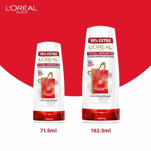 L'oreal Paris Total Repair 5 Hair Conditioner Bottle Of 192.5 Ml