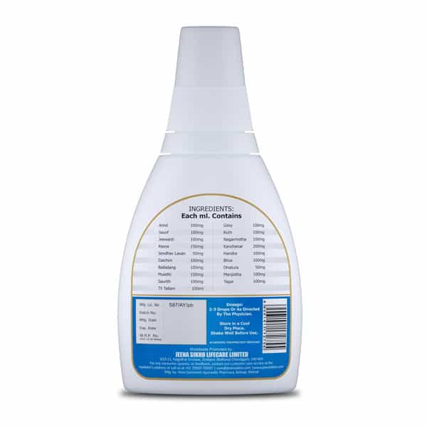 Jeena Sikho Dr. Nasya (Nose) Oil/Drops | Ayurvedic Nasal Drops For Blocked Nose | 15Ml
