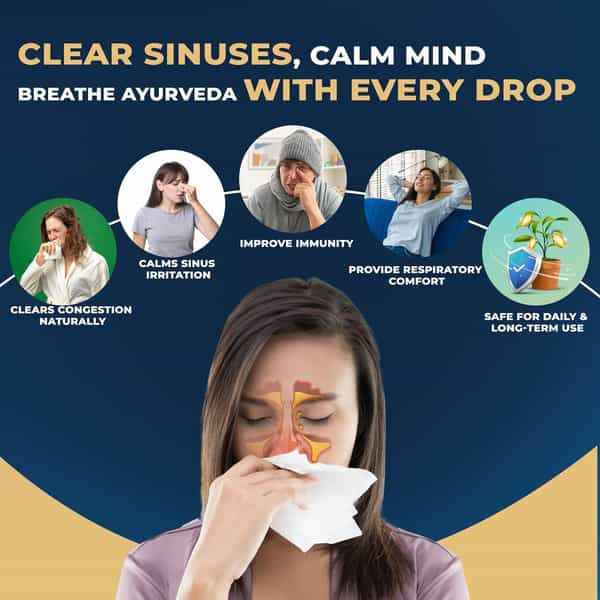 Jeena Sikho Dr. Nasya (Nose) Oil/Drops | Ayurvedic Nasal Drops For Blocked Nose | 15Ml