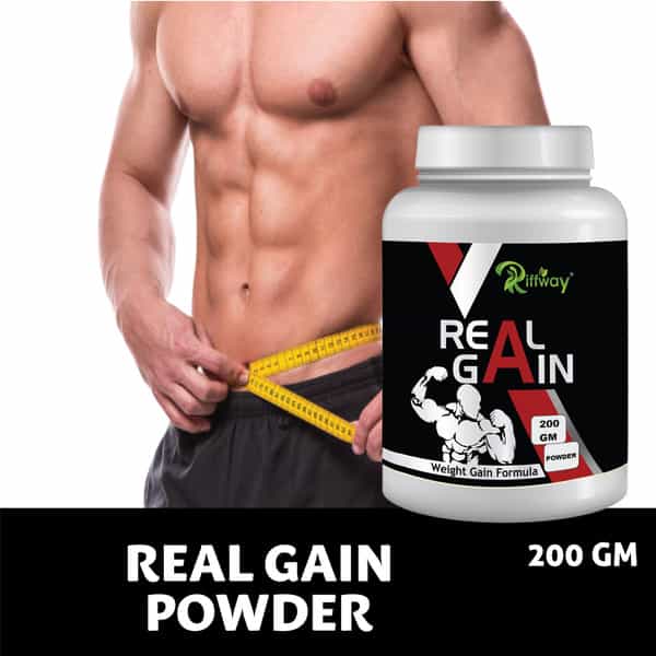 Riffway Real Gain Weight Gain Powder | Enhance Bone Density & Overall Skeletal Health (3X200gm)