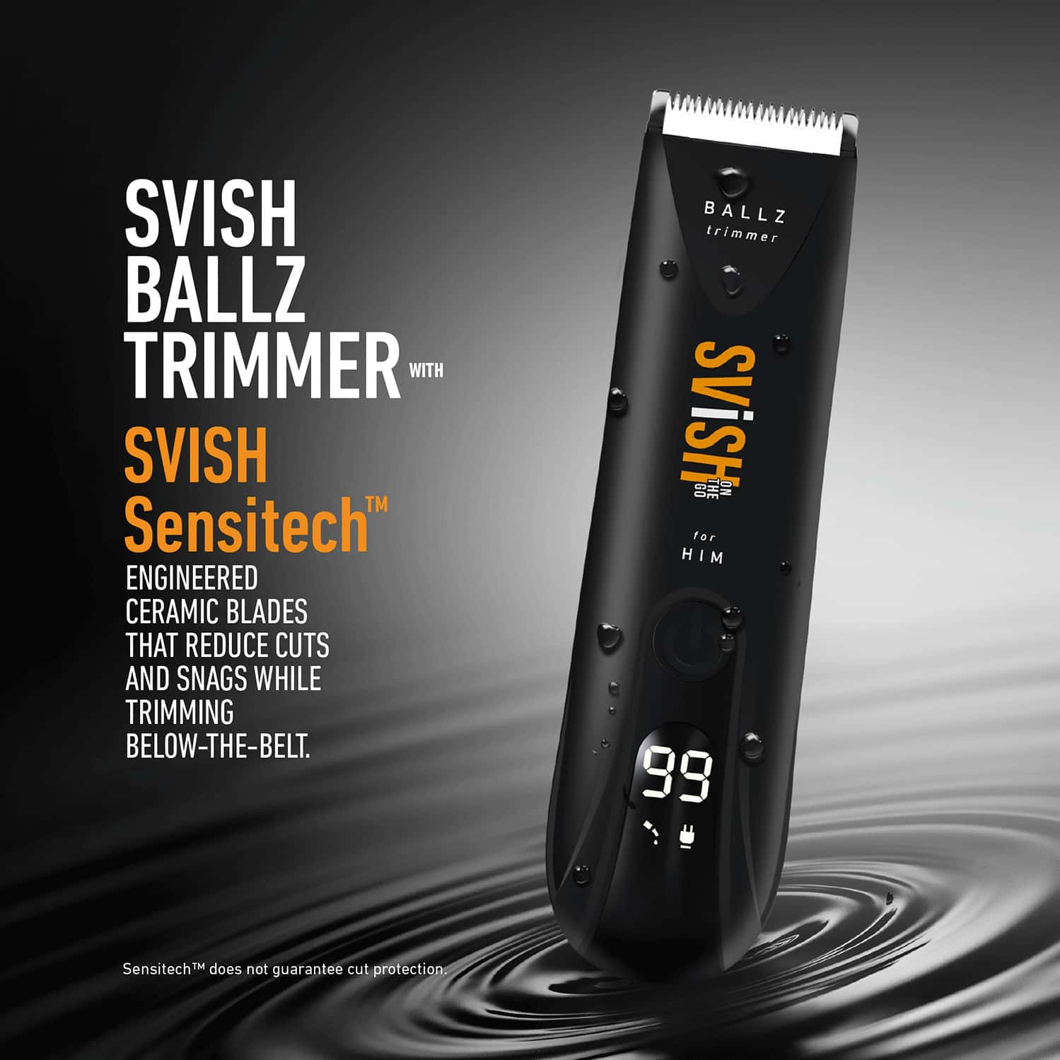 Svish On-The-Go | Ballz Trimmer For Men Kit For Groin & Pubic Hair Area