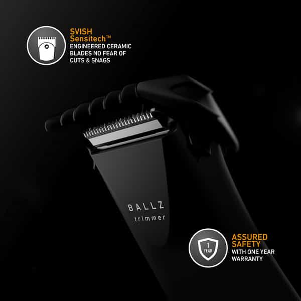 Svish On-The-Go | Ballz Trimmer For Men Kit For Groin & Pubic Hair Area