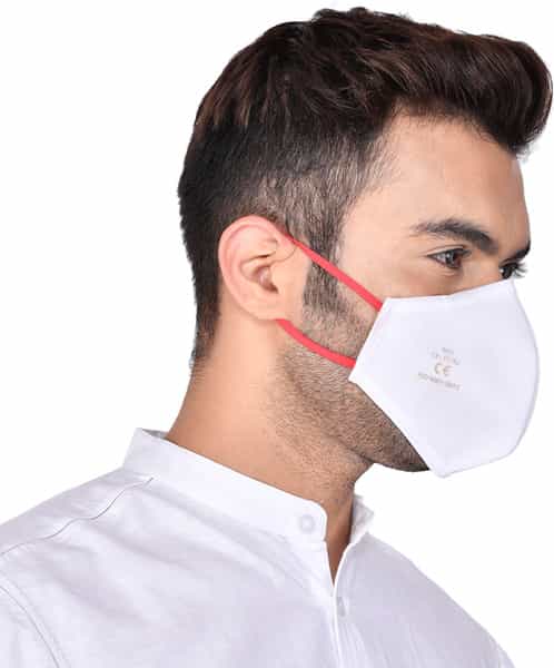 Advind Healthcare Smog Guard N95 Mask Without Valve (Adults Free Size White) Pack Of 1