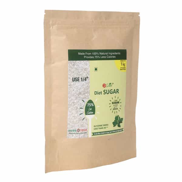 So Sweet 75% Less Calories Diet Sugar Pouch | 250Gm - Low Calorie (Pack Of 5)