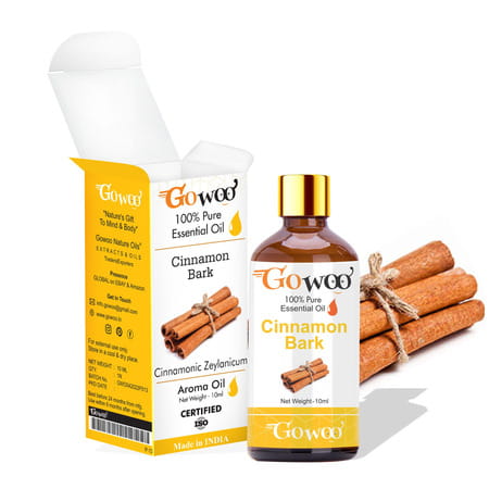 Pack Of 2 Cinnamon Bark Essential Oil And Aloe Vera Carrier Oil - 100% Pure & Natural Oil