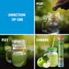 Chicnutrix Bounce Green Apple Hair Care Effervescent Tablets Bottle Of 20
