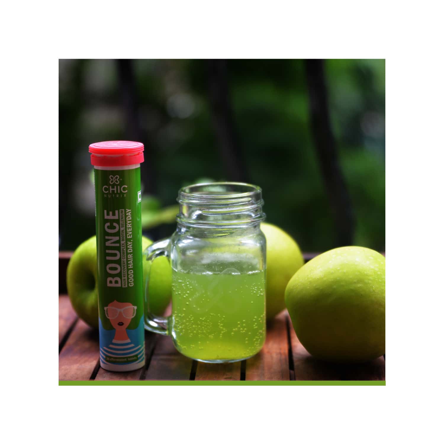 Download Buy Chicnutrix Bounce Green Apple Hair Care Effervescent ... Yellowimages Mockups