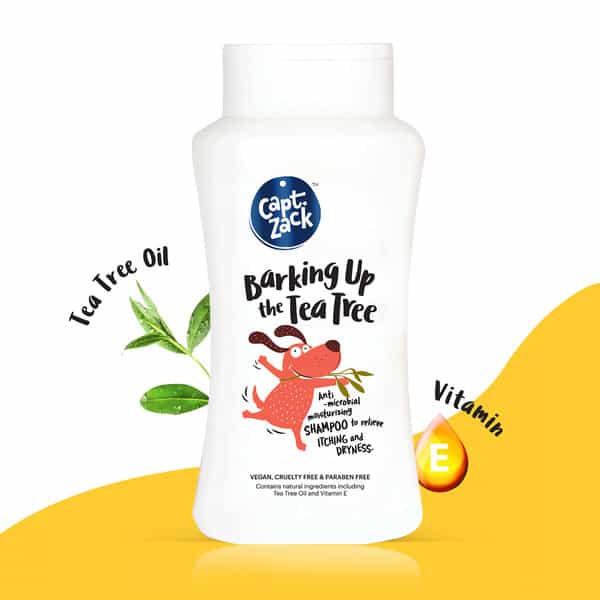 Captain Zack Barking Up The Tea Tree Anti-Microbial Moisturizig Shampoo For Dogs 200 Ml