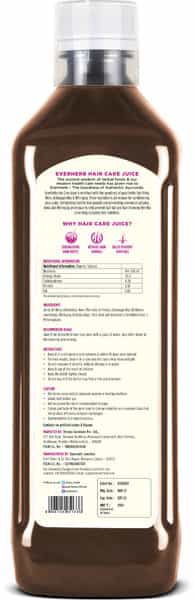 Everherb (By Pharmeasy) Haircare Juice With Natural Herbs - 1 Litre Bottle