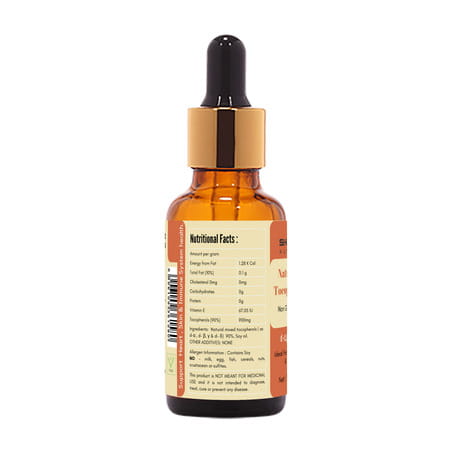 Sharrets E - Organic Vitamin E Oil | Natural Mixed Tocopherols | Pack Of 3 | 30g Each