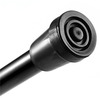 Besafe Forever Walking Stick For Patients | Unisex | Foldable | Aluminum | Black