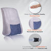Vissco Smart Orthopaedic Back Rest | For Podture Correction & Relief From Back Pain (Grey)